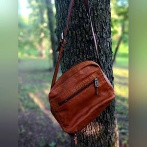Tignanello Leather Crossbody Bag